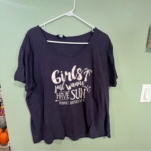 MV Sport Purple Graphic Women's Tee